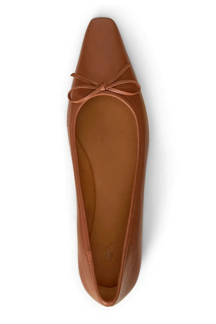 Кожени балеринки Polo Ralph Lauren Pointed Ballet