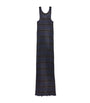 Balenciaga Black Cotton-Blend Tank Top Maxi Dress
