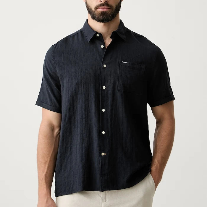 Barbour Kingswood pamuk ve elastan erkek gömleği