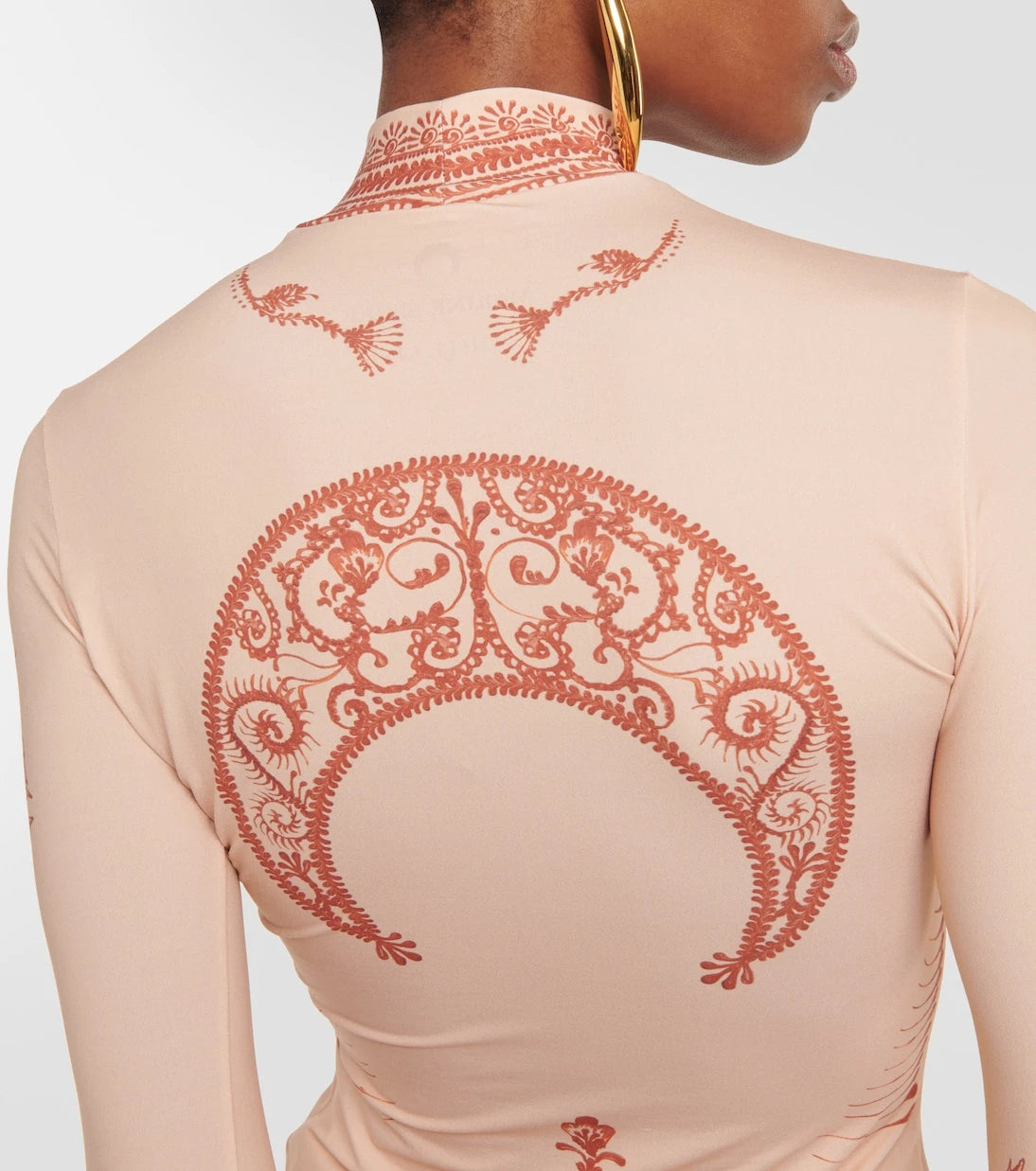 Marine Serre - Regenerated Second Skin jersey top