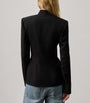 Ralph Lauren Collection Black Wool Grain de Poudre Eliza Jacket