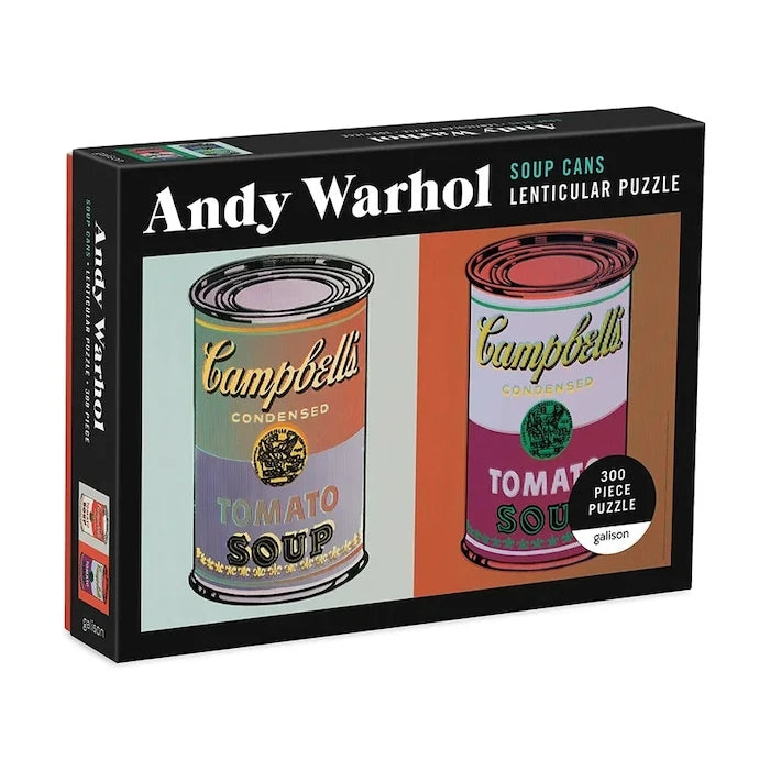 Пъзел Galison Andy Warhol Soup Cans 300 elementów
