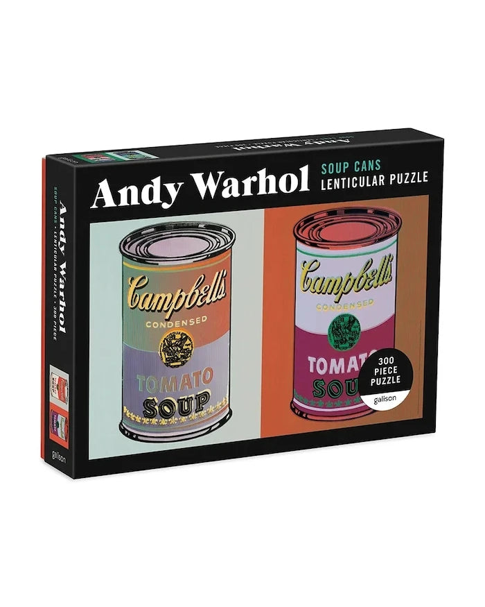 Пъзел Galison Andy Warhol Soup Cans 300 elementów