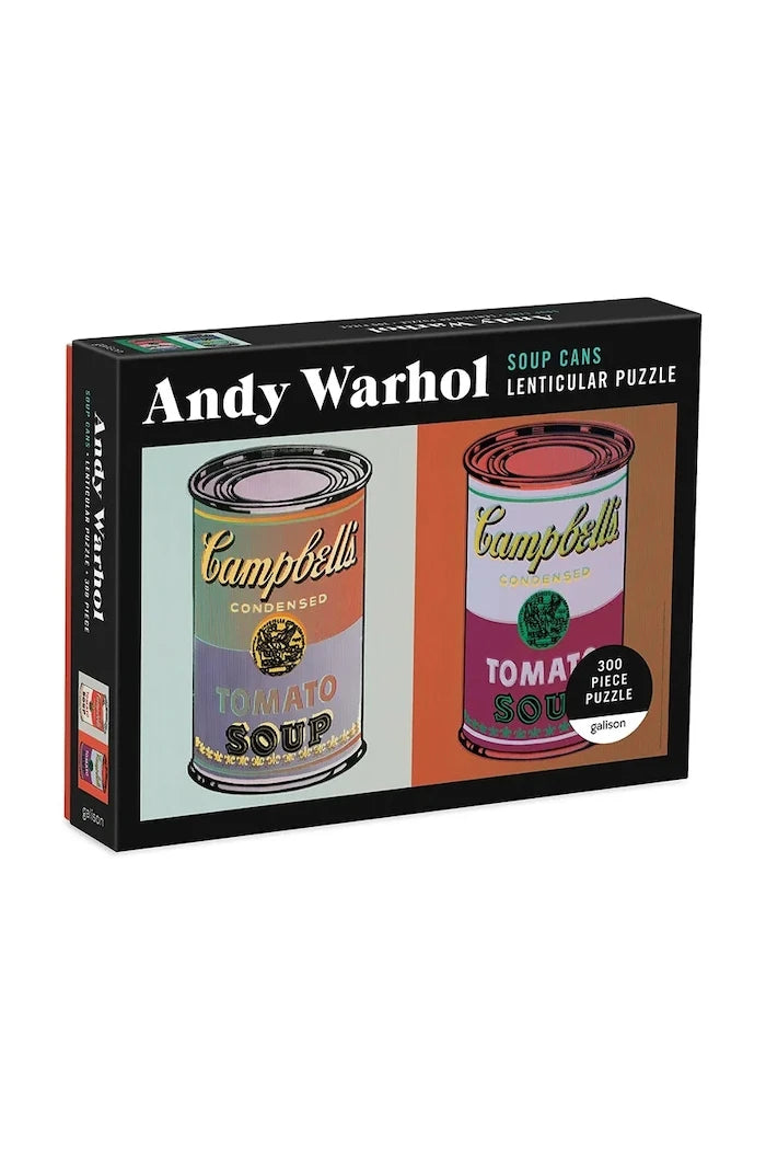 Пъзел Galison Andy Warhol Soup Cans 300 elementów
