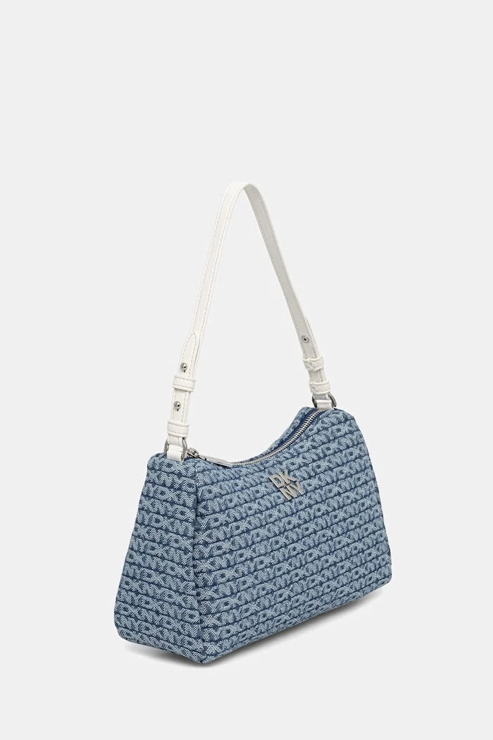 DKNY kadın denim hobo çanta REMY