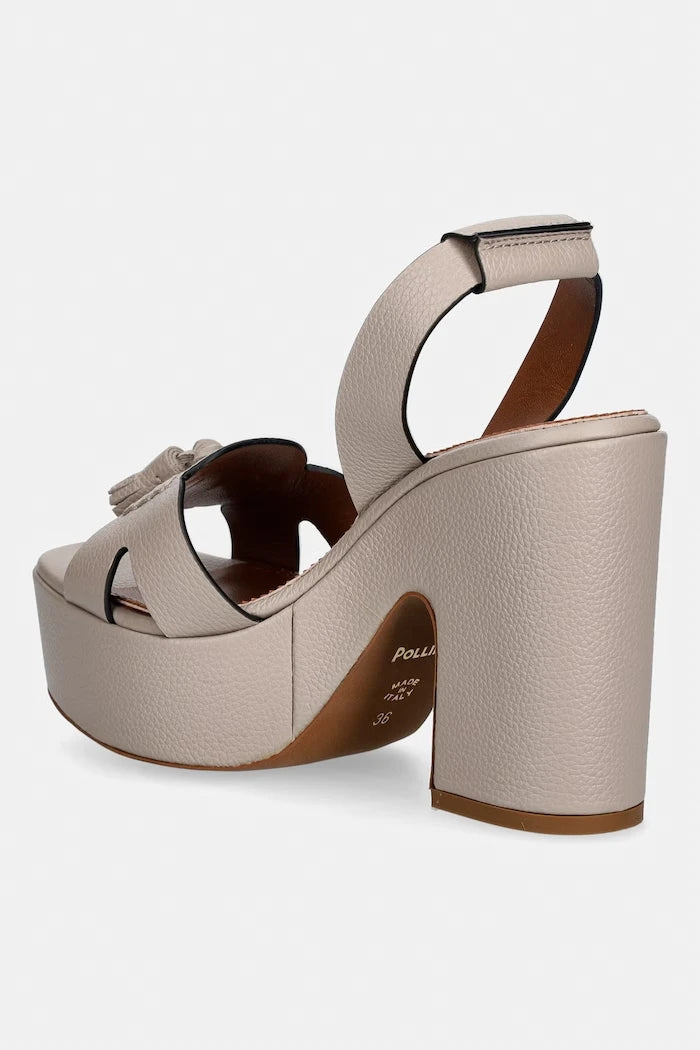 Pollini сандали с дебел ток