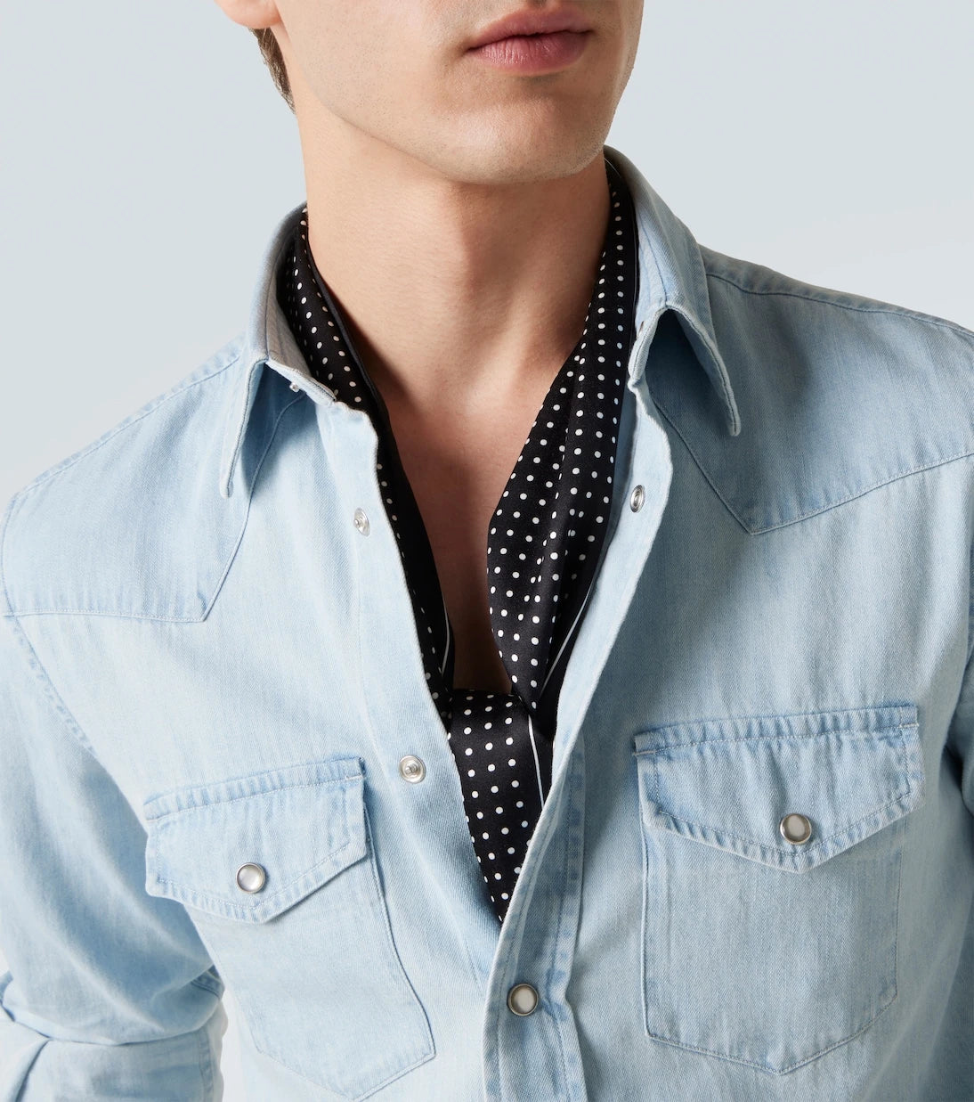 Tom Ford - Cotton chambray shirt