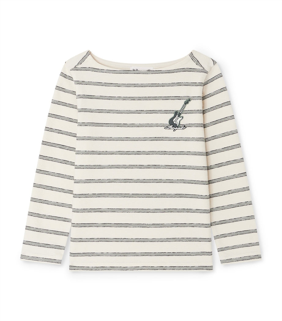 Organic Cotton Stripe Baudelaire T-Shirt (10-14 Years)