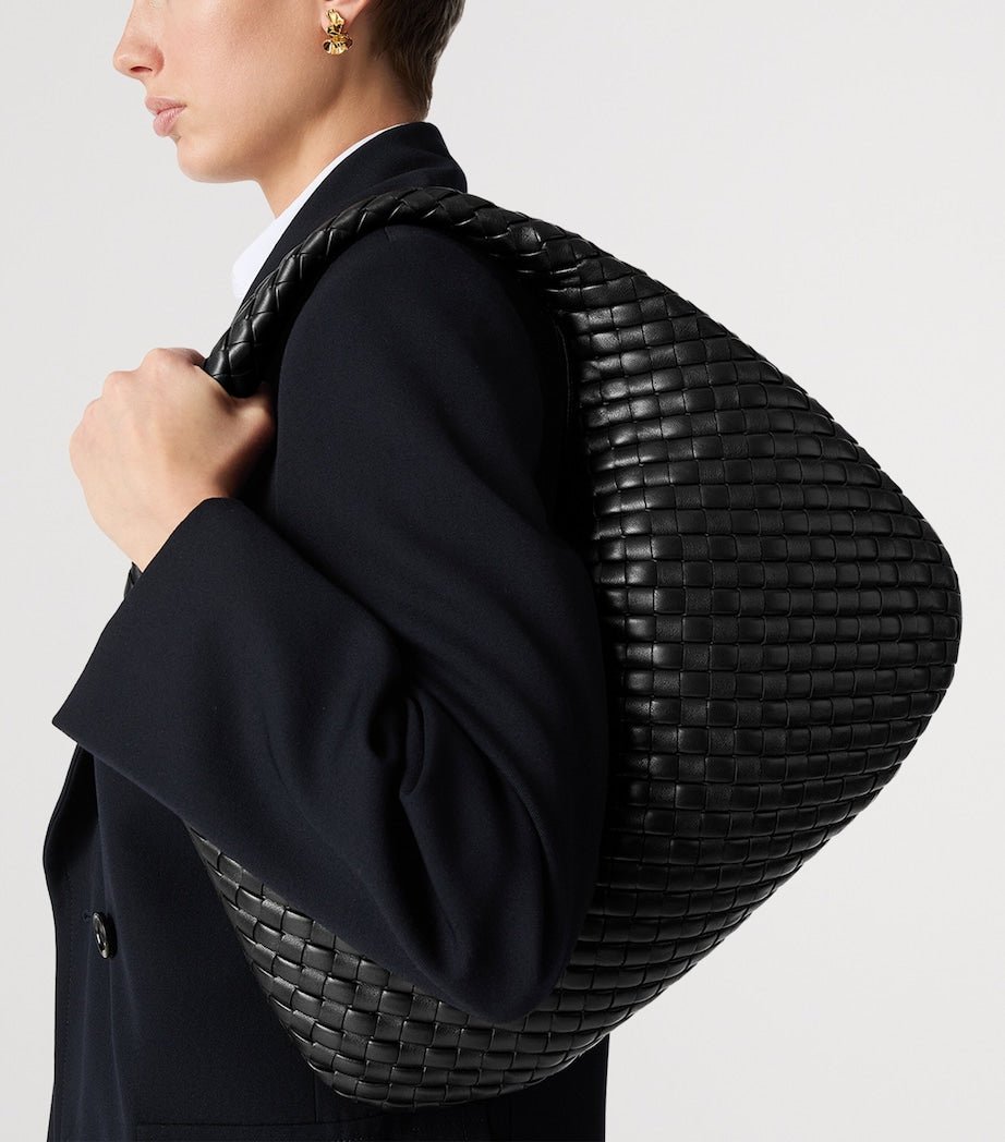 Bottega Veneta Leather Intrecciato Veneta Shoulder Bag