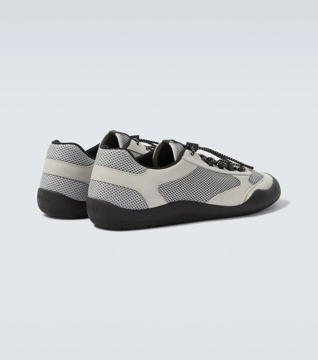 Prada - Speedrock leather-trimmed sneakers