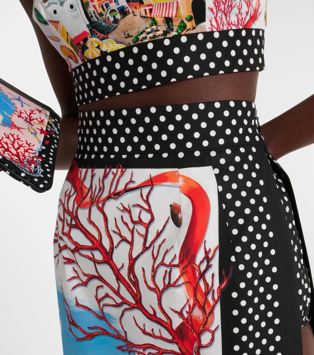 Dolce&Gabbana - Capri printed cotton maxi skirt