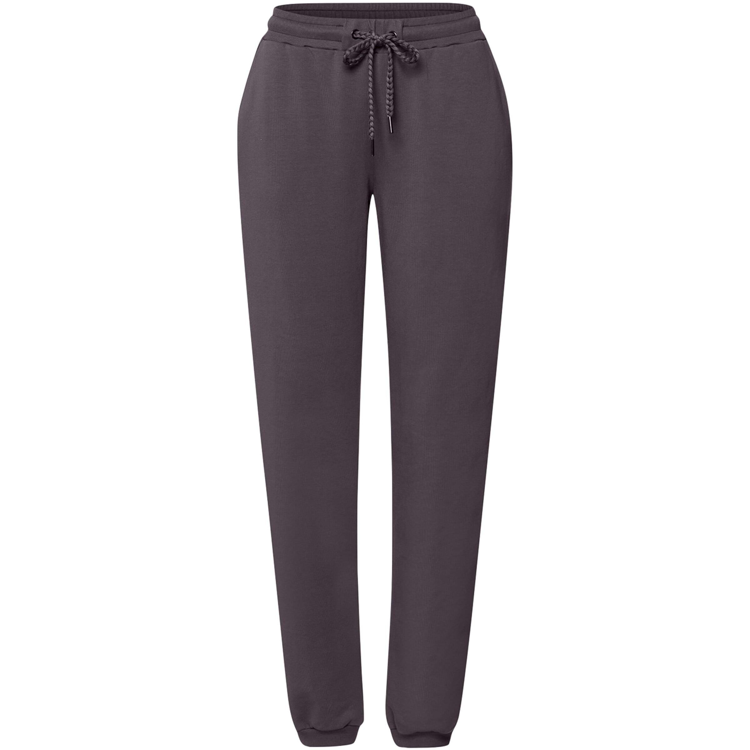 Black Organic Cotton-Blend Natural Living Long Trousers