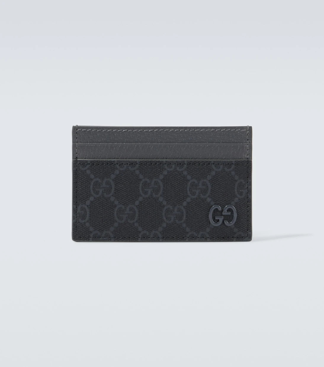 Gucci - حامل بطاقات من قماش GG والجلد