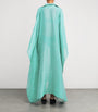 Linen-Blend Caicos Kaftan ACQUA