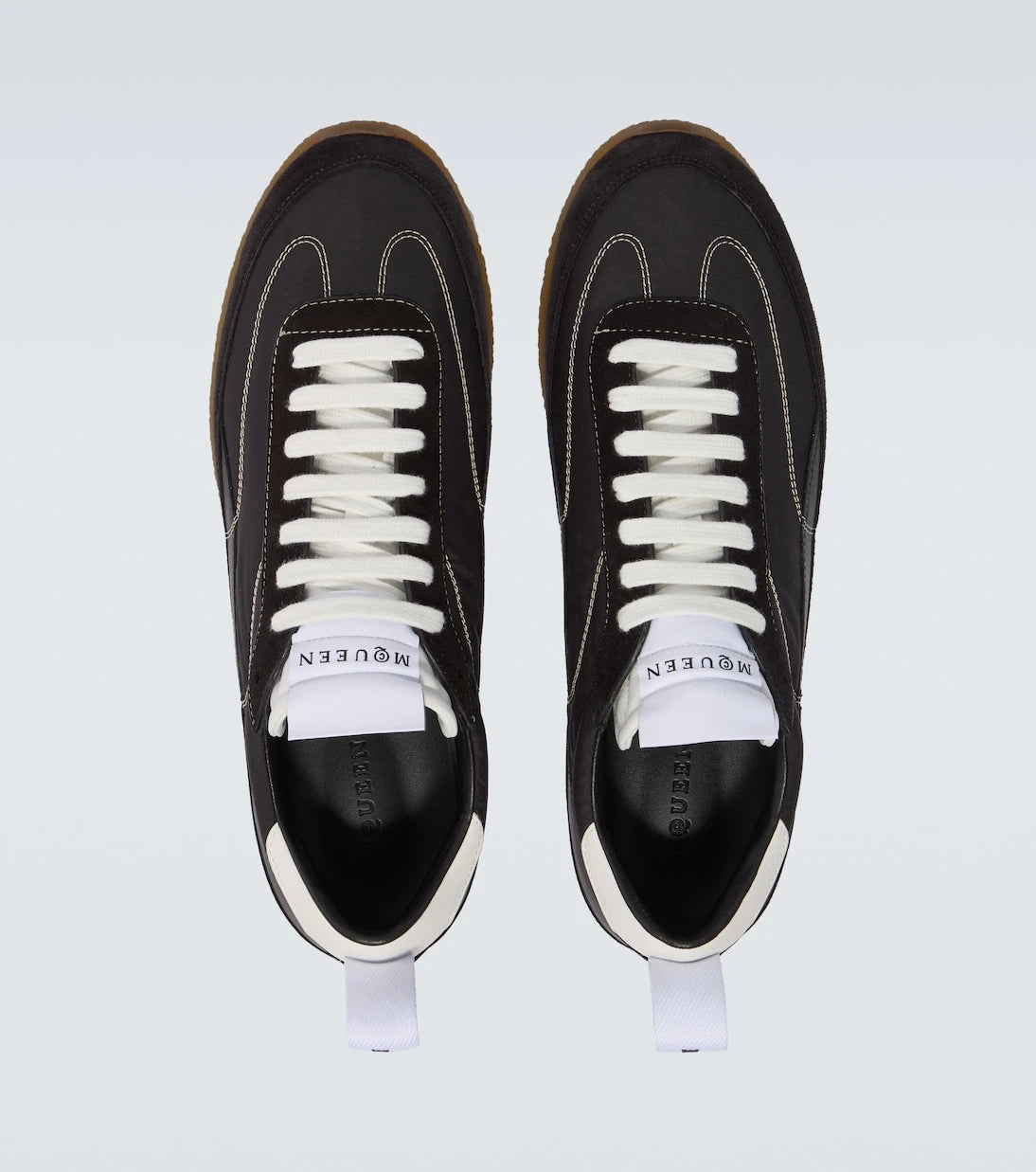 McQueen - EC1 suede-trimmed sneakers