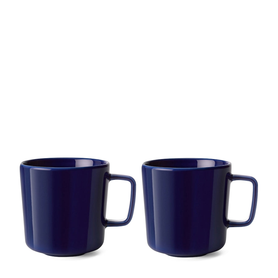 Set of 2 Porcelain Collective Mugs (370ml)