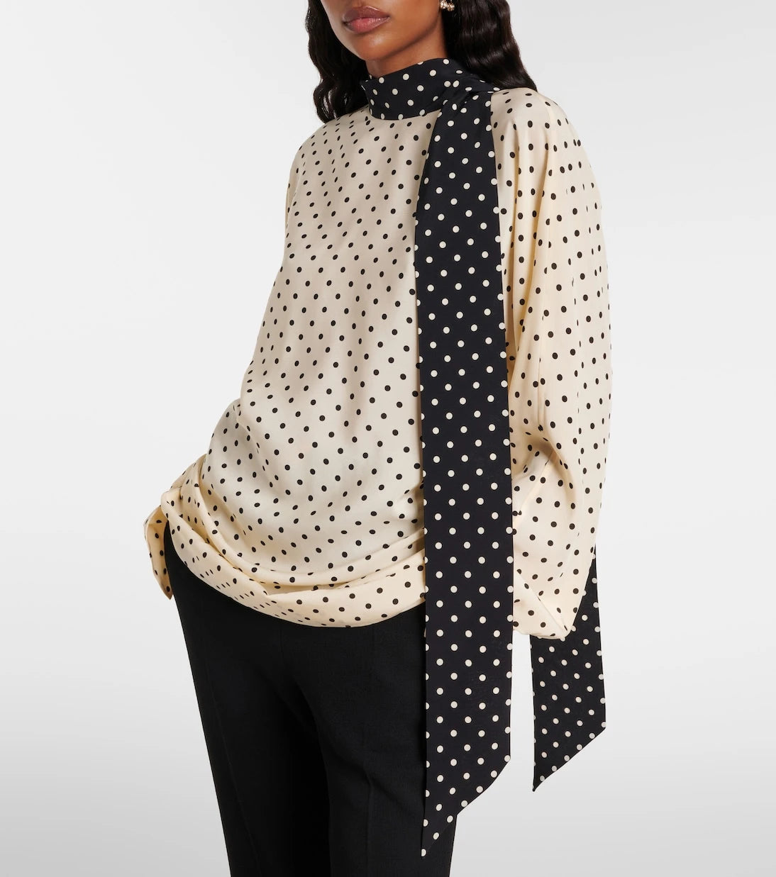 Valentino - Plusdepois silk crêpe de chine blouse