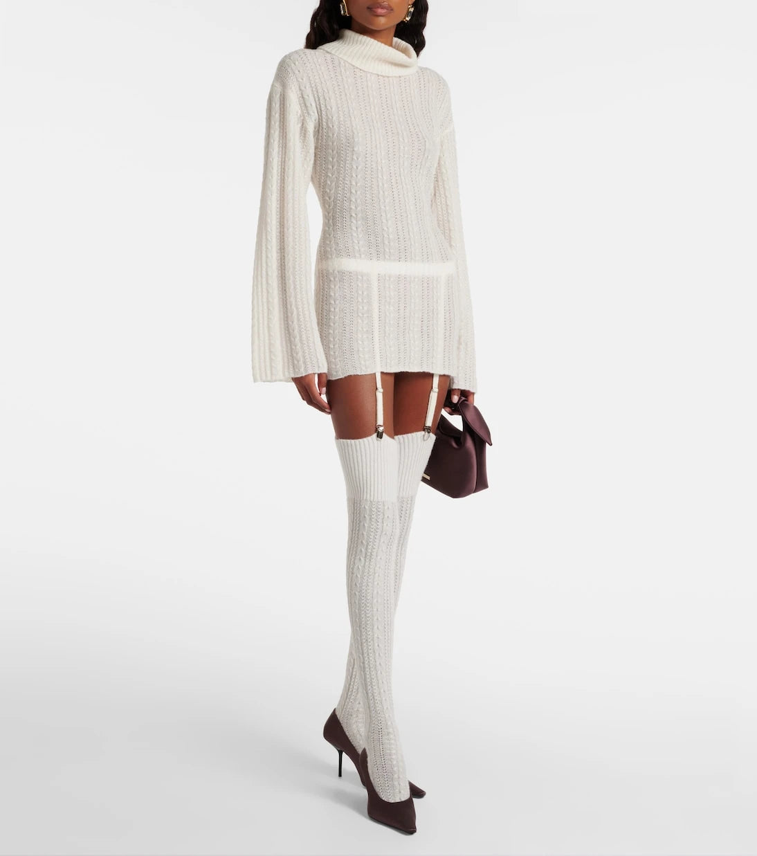 Aya Muse - Wool-blend minidress