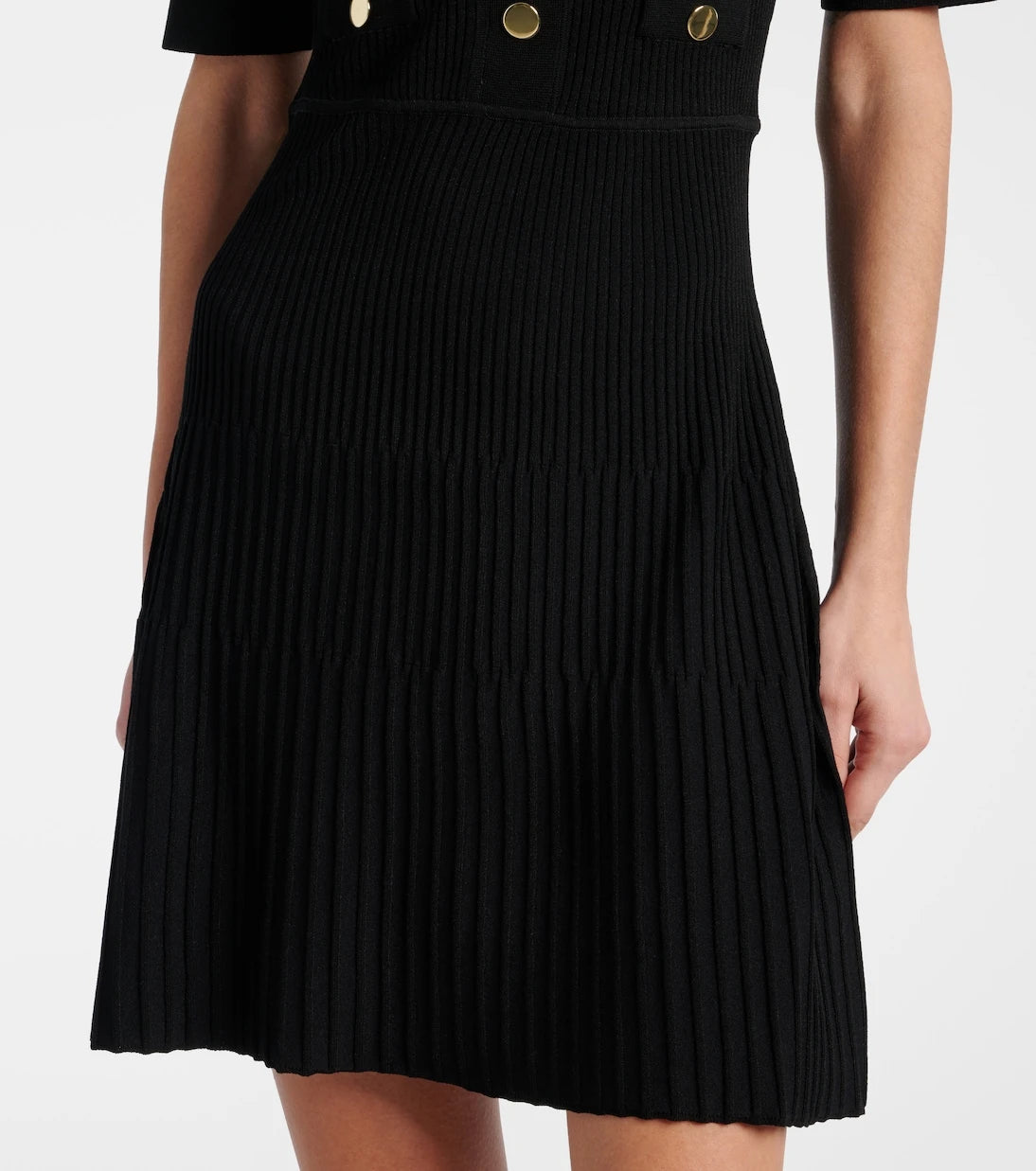 Veronica Beard - Lauper ribbed-knit polo dress