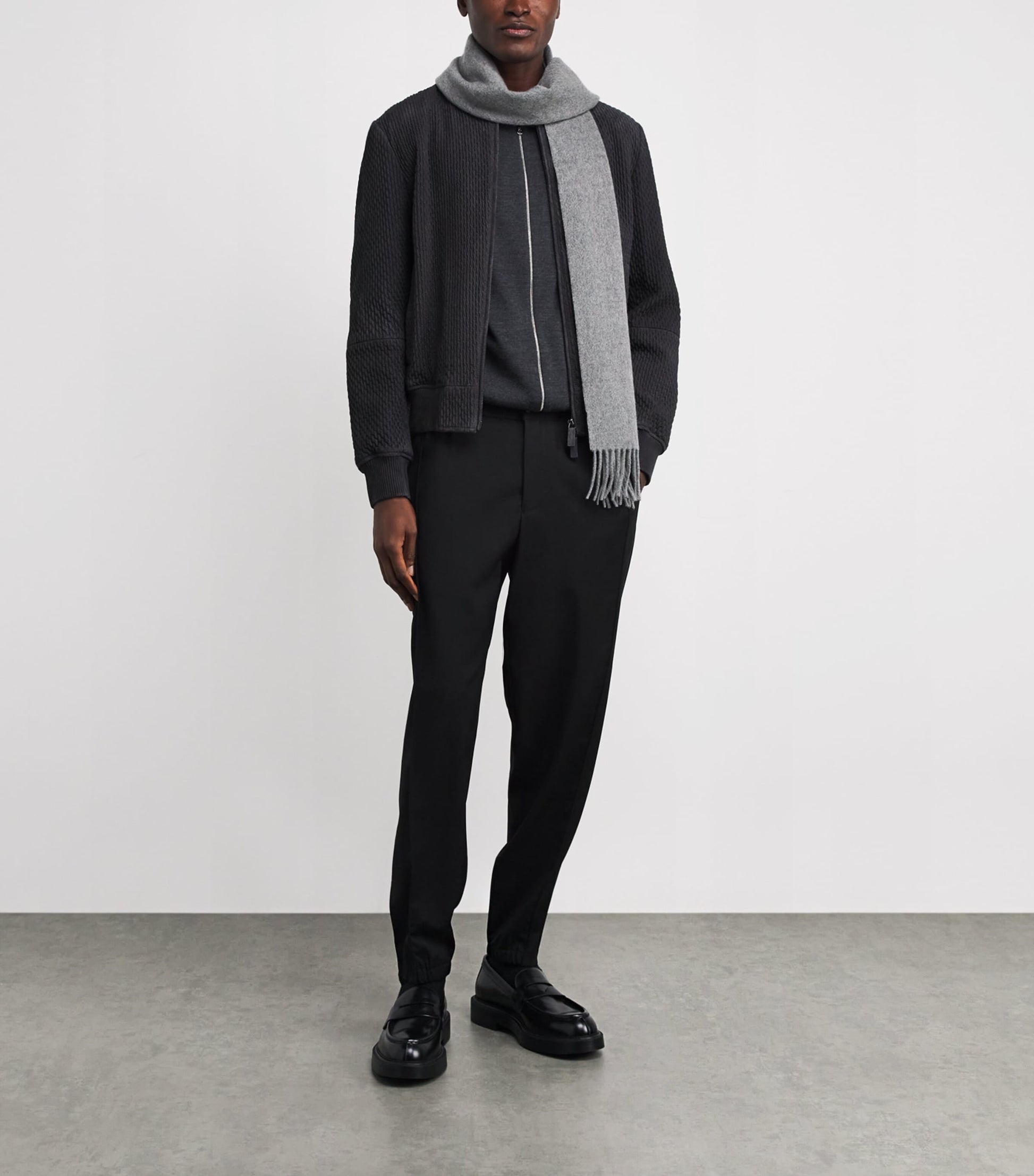 Black Goat Suede Jacket