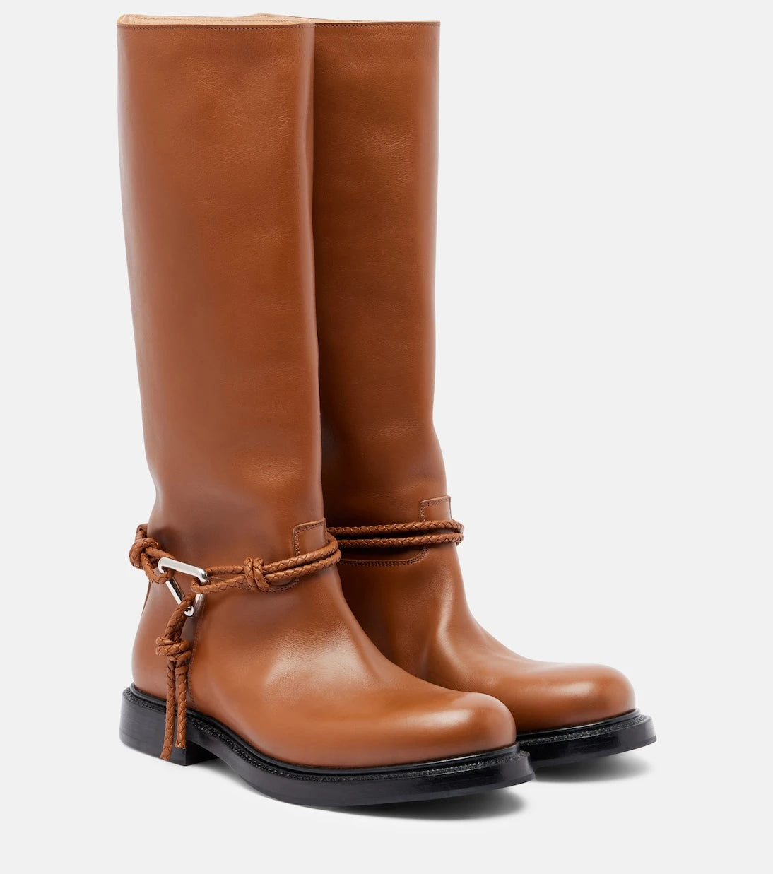 Bottega Veneta - James leather knee-high boots