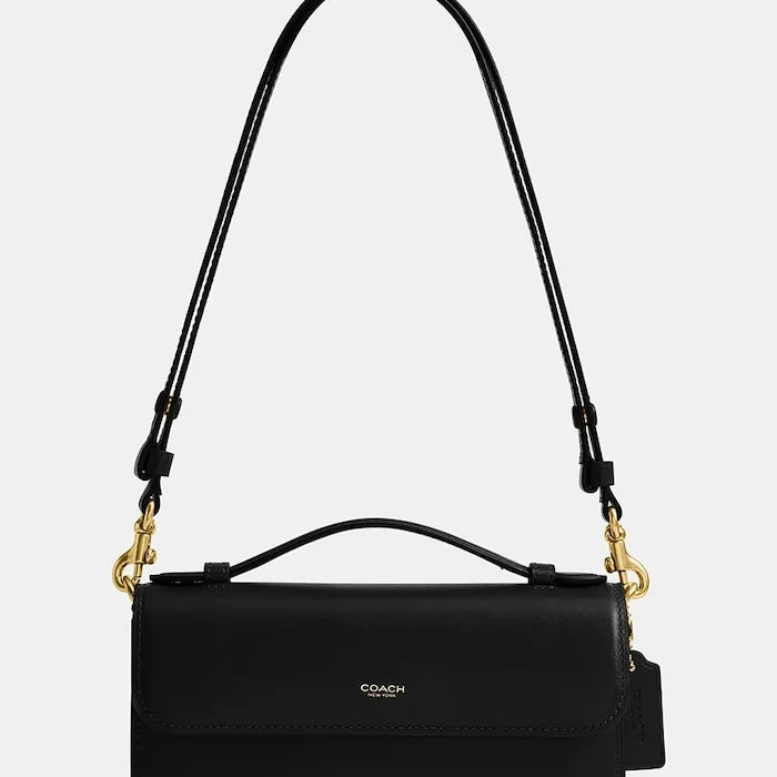 Coach чанта crossbody дамска от кожа Elora Top Handle