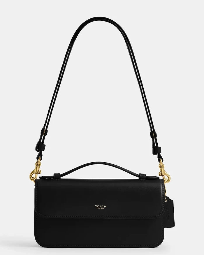 Coach чанта crossbody дамска от кожа Elora Top Handle
