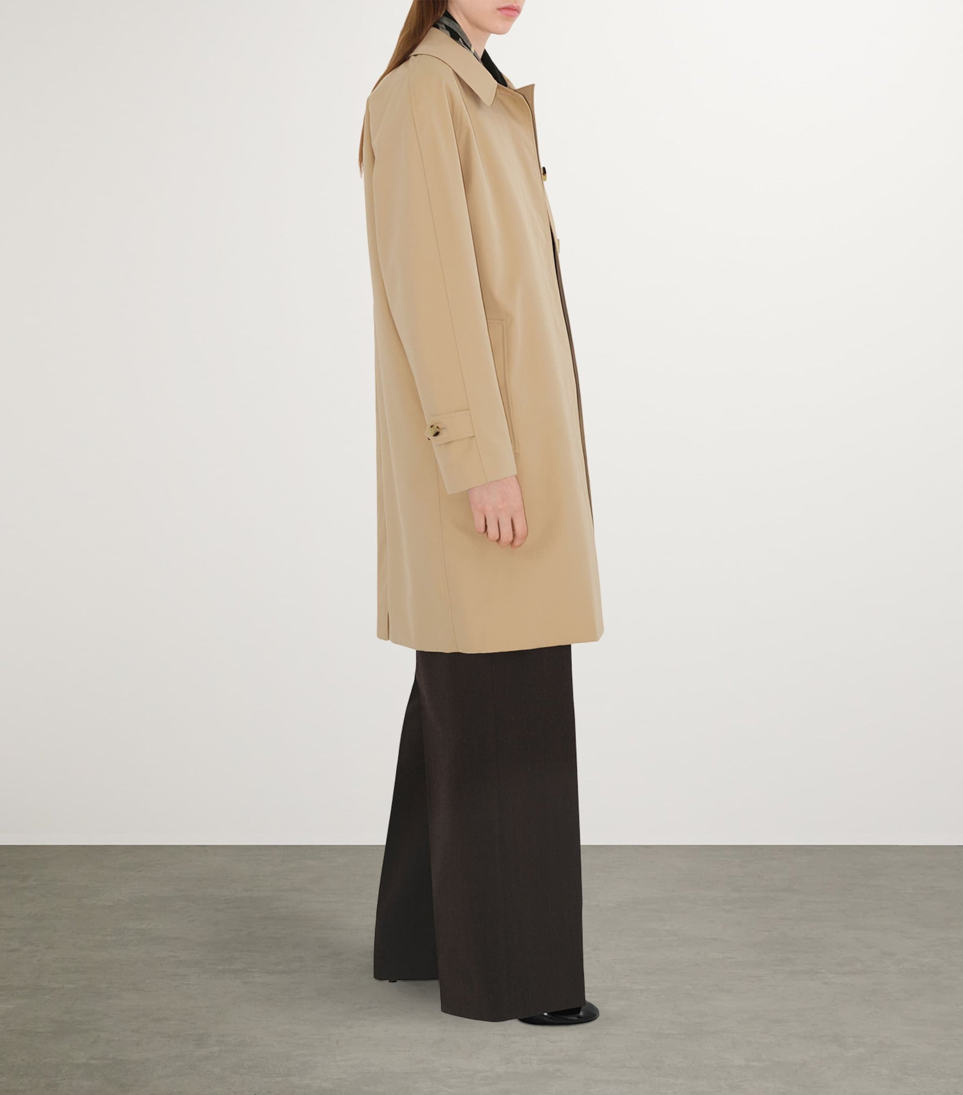 Yellow Gabardine Camden Car Coat