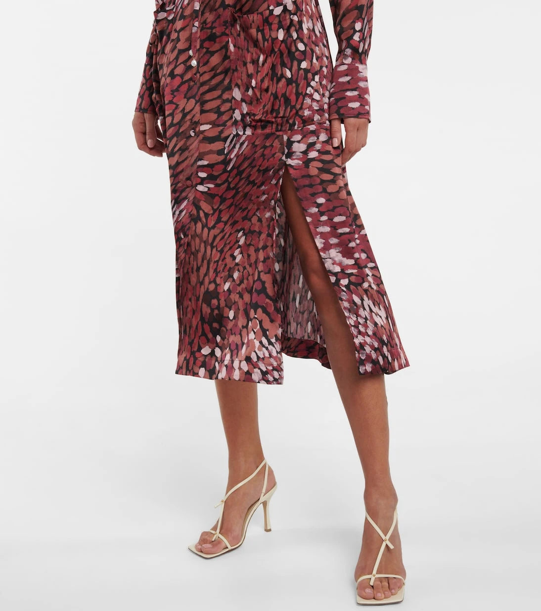 Altuzarra - Tandy printed high-rise midi skirt