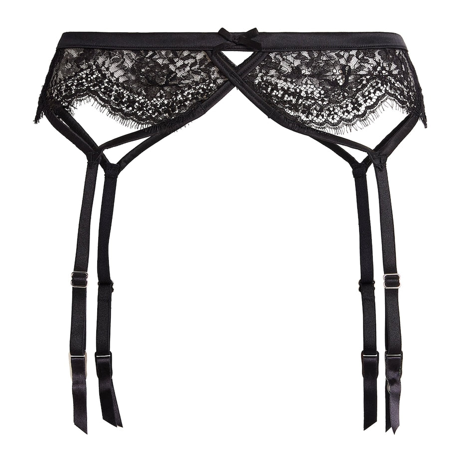 Black Lace Frankie Suspender Belt