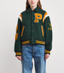 Polo Ralph Lauren Wool-Blend Varsity Jacket DARK GREEN
