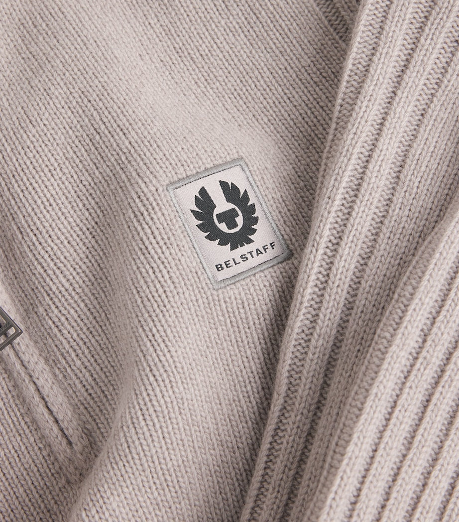 Belstaff Wool Watch Quarter-Zip Sweater