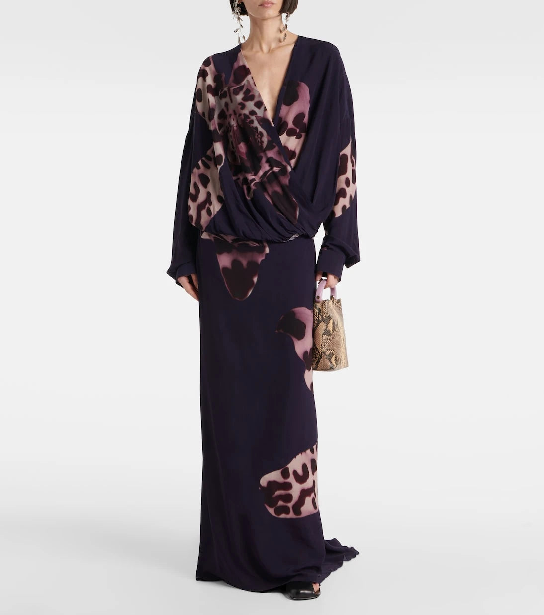 Dries Van Noten - Printed maxi skirt