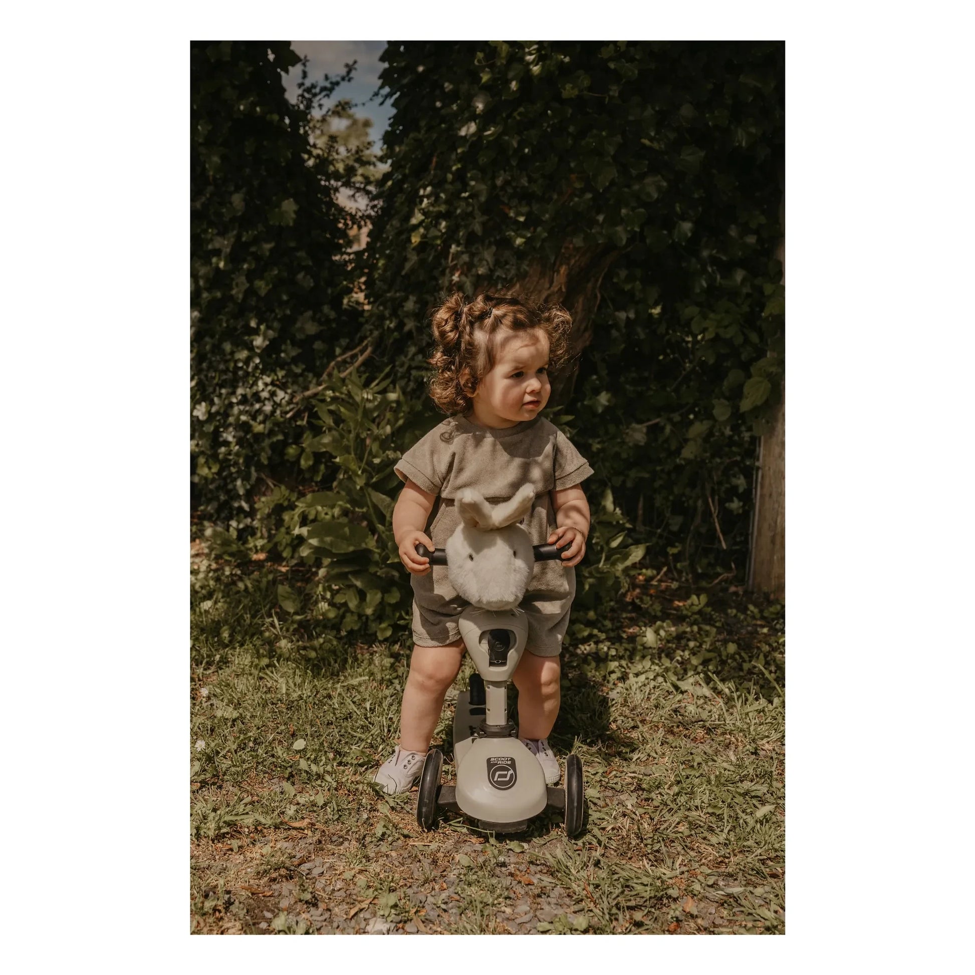 Wild & Soft - Rabbit scooter head | White