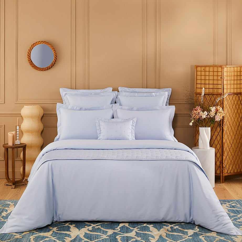 Triomphe Celeste Double Flat Sheet (240cm x 295cm)