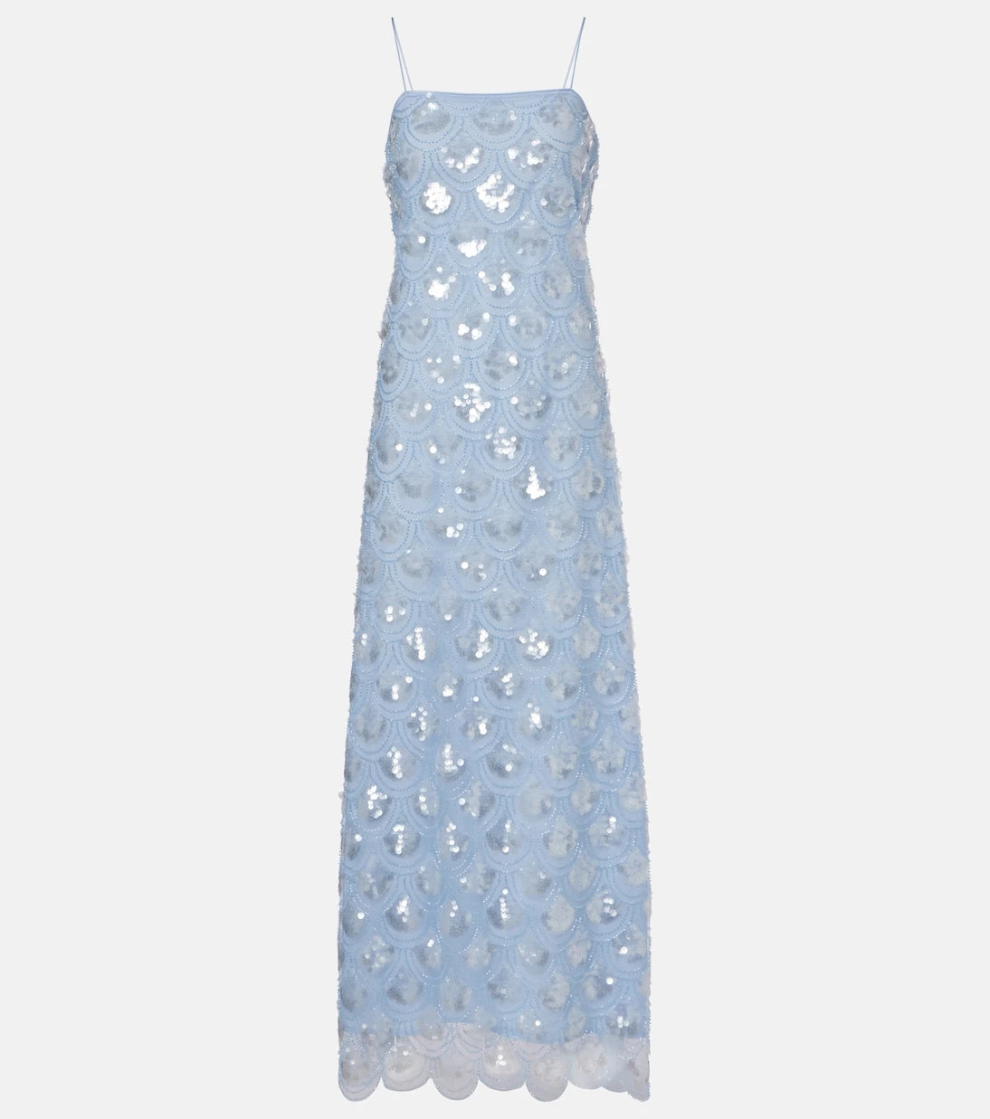 Rotate - Scalloped embellished maxi dress