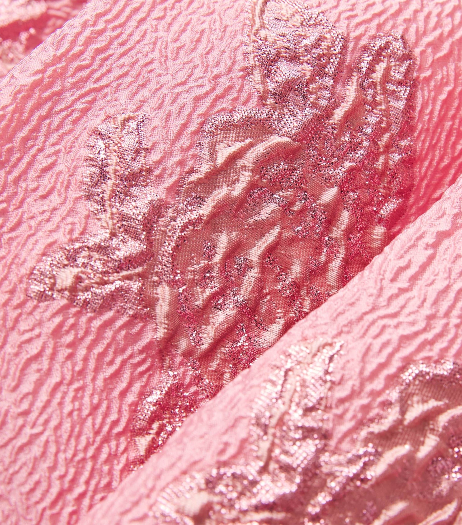 Pink Belted Annette Button Gown