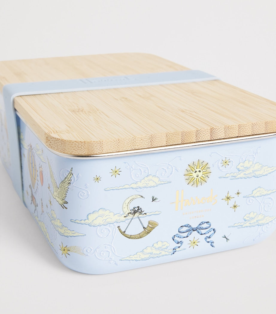 Metal Icons Lunch Box BLUE