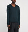 Merino Wool V-Neck Sweater