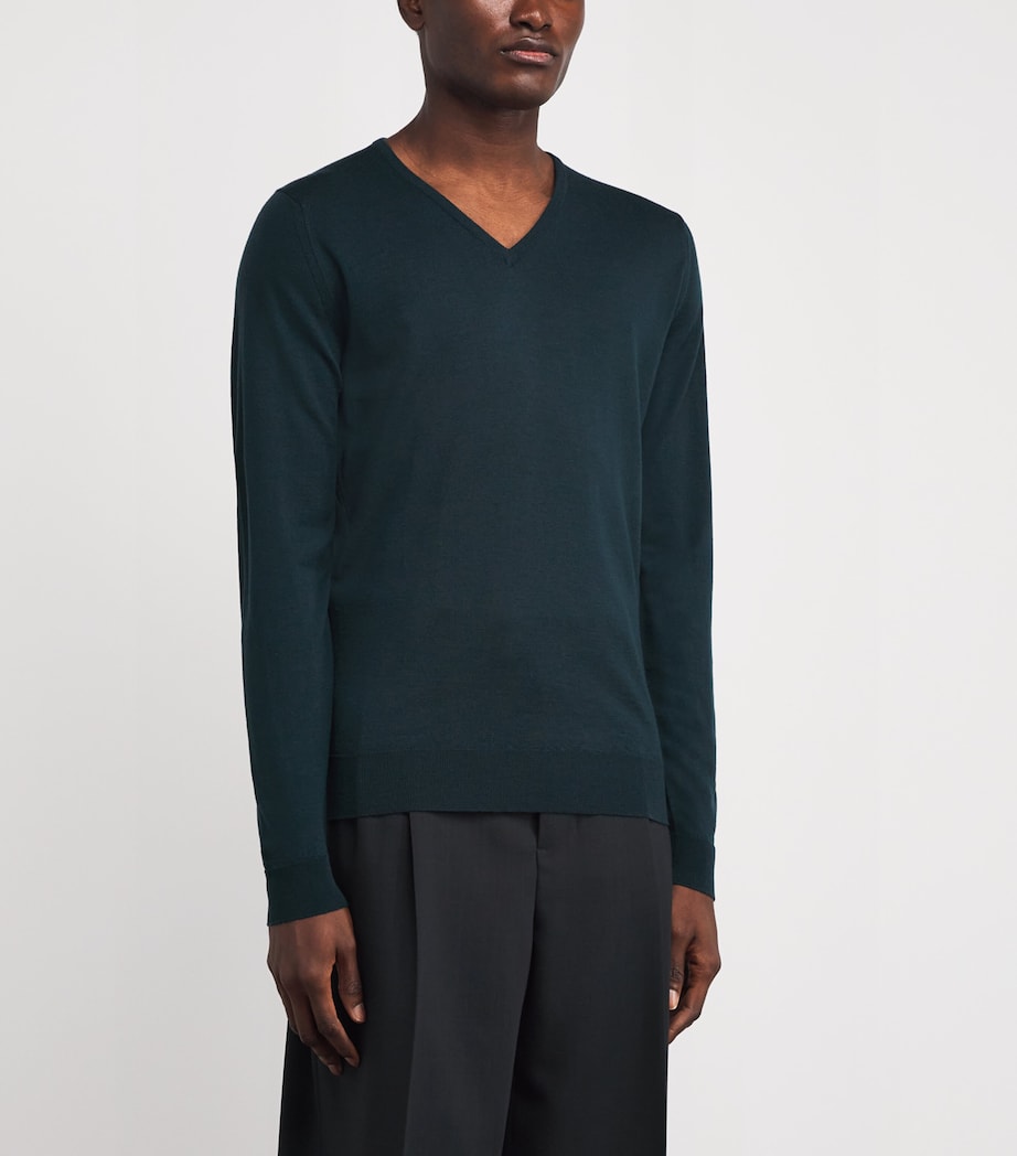 Merino Wool V-Neck Sweater