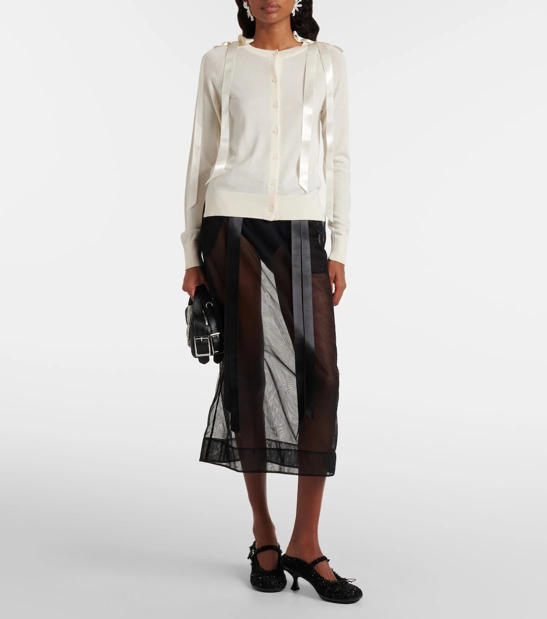 Simone Rocha - Wool and silk cardigan