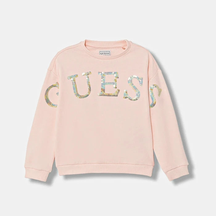 Детски памучен суичър Guess