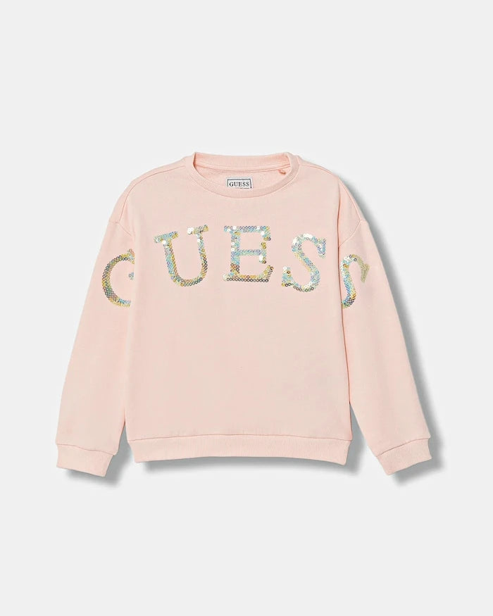 Çocuk Pamuklu Sweatshirt Guess