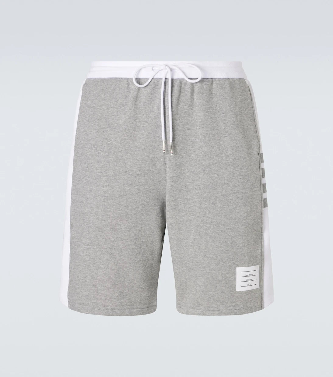Thom Browne - 4-Bar cotton jersey shorts