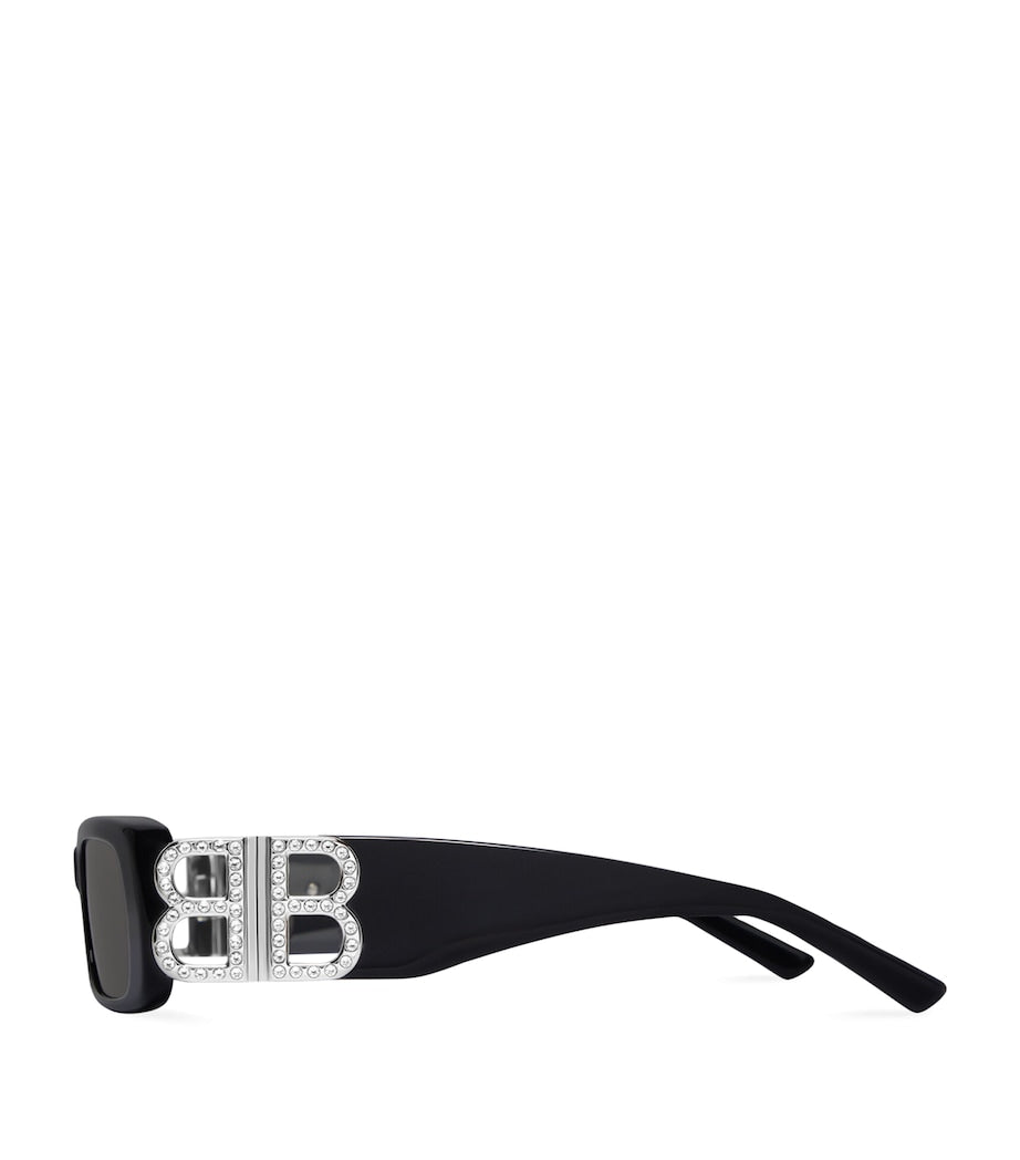 Black Dynasty Rectangle Sunglasses