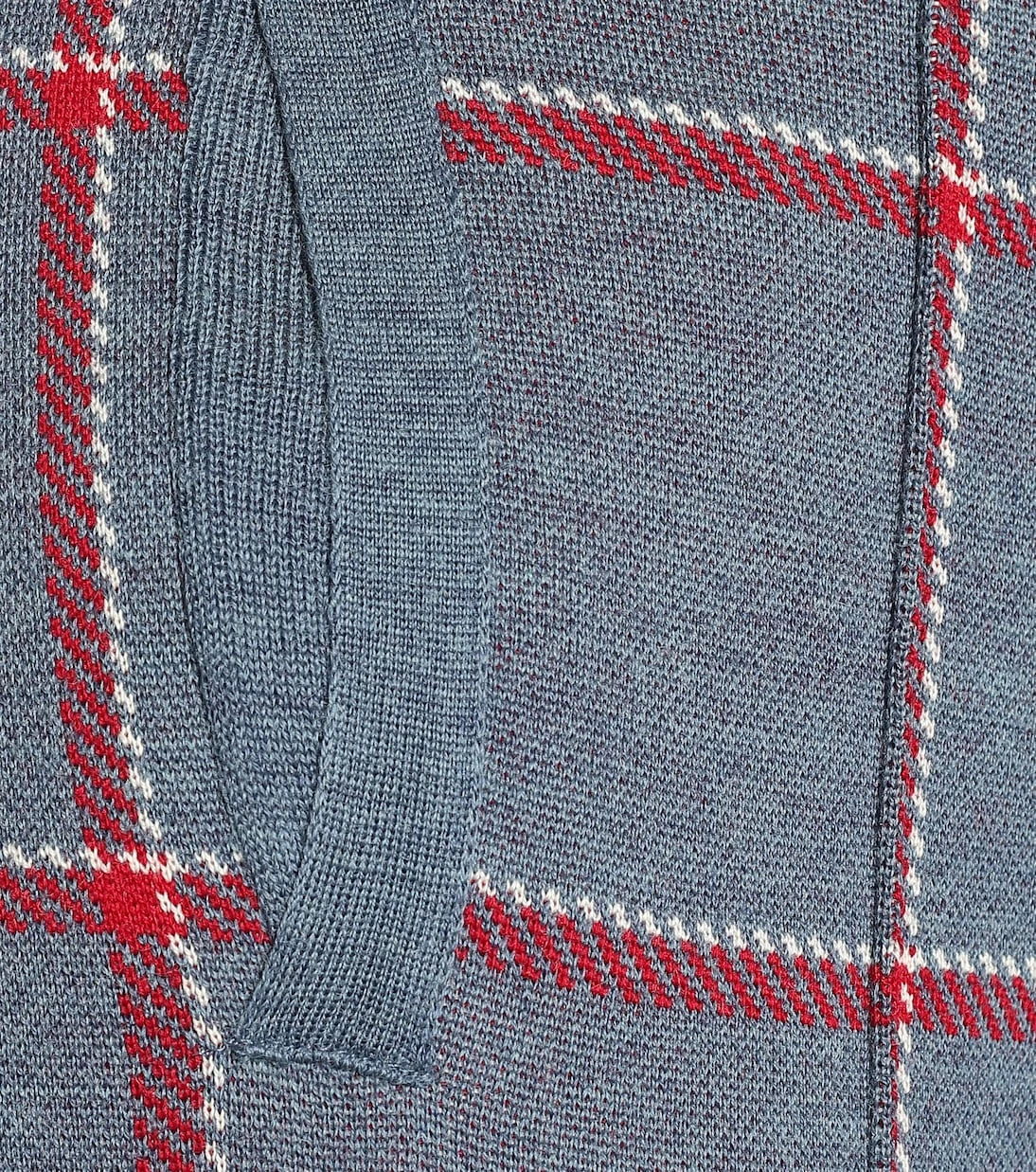 Undercover - Checked wool stirrup pants