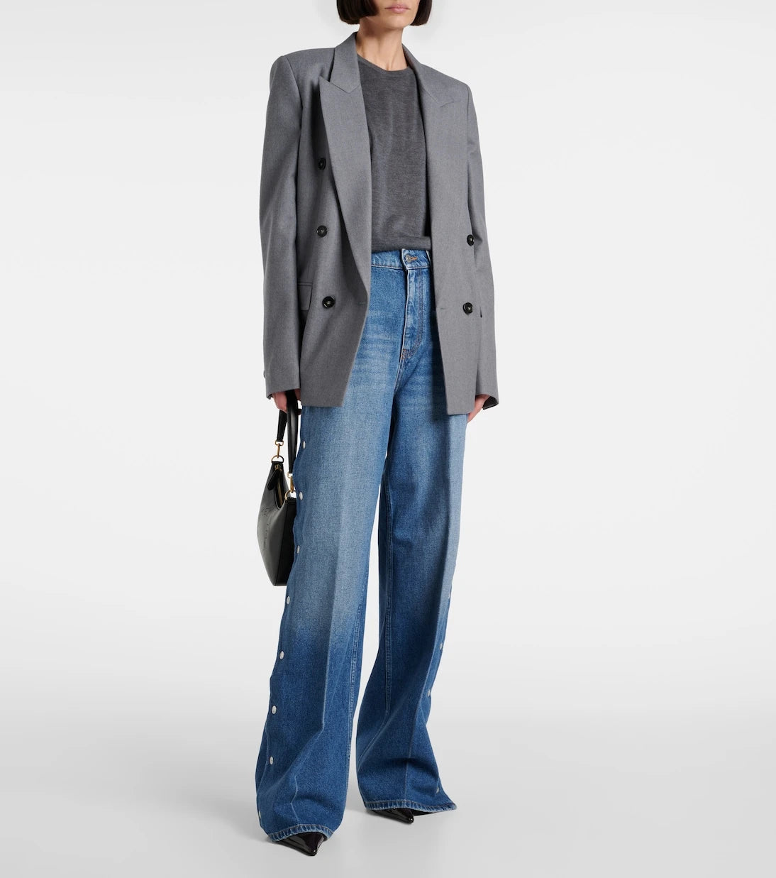 Stella McCartney - Mid-rise wide-leg jeans
