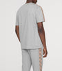 Burberry Cotton Check-Trim Slim T-Shirt