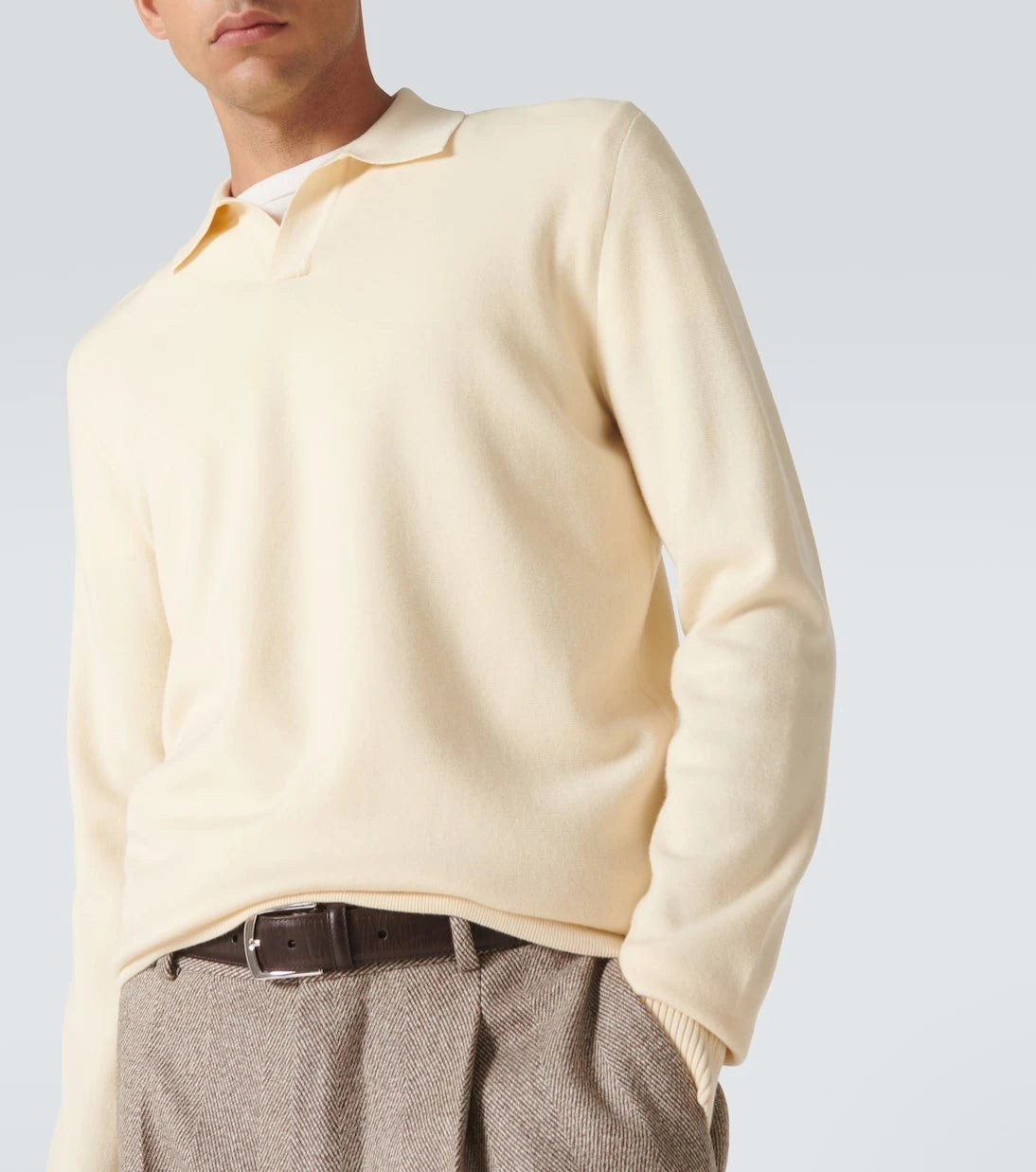 Loro Piana - Wool polo sweater