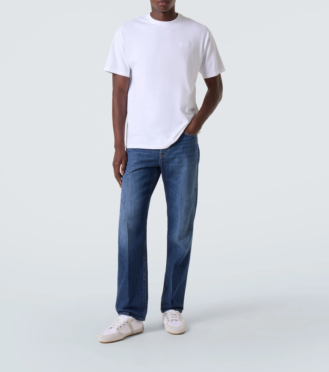 Givenchy - Faded mid-rise straight jeans